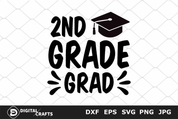 2nd Grade Grad, Back to School SVG
