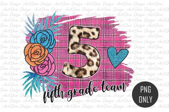 5th Grade Back to School Sublimation for Graphics & Crafts