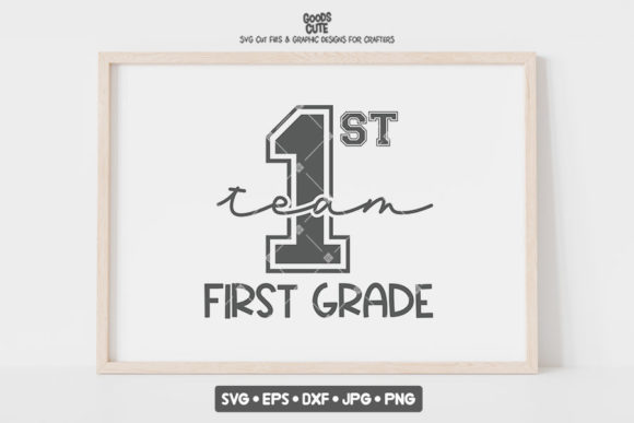 Back to School 1st First Grade Team SVG
