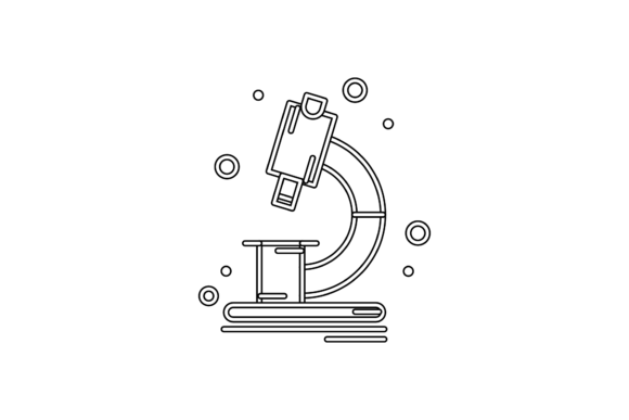 Back to School Icon Element Outline