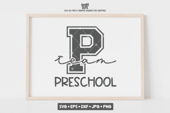 Back to School Preschool Team SVG for Crafts & Graphics
