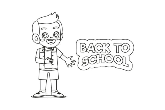 Back to School Student Cloud Graphics and Icons