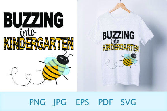 Back to School SVG Kindergarten: Graphics & Print Templates