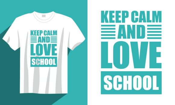 Back to School T Shirt, Love School Graphics