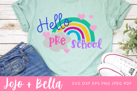 Hello Preschool SVG Review: Back to School Graphics for Branding