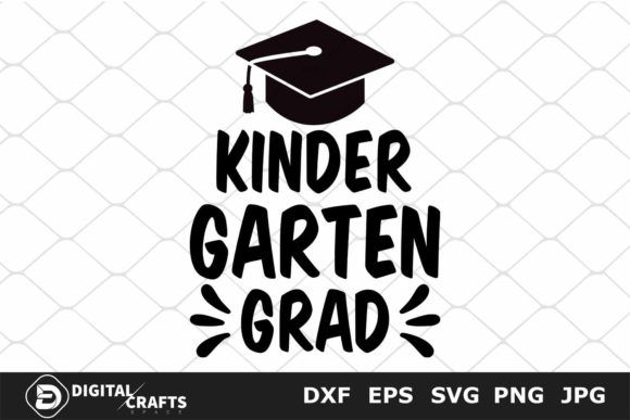 Kindergarten Grad, Back to School SVG