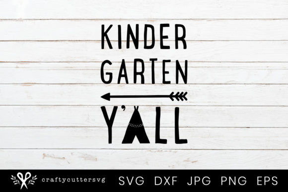 Kindergarten Y All Tipi Clipart: Graphics & Crafts