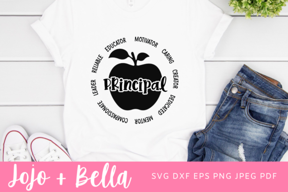 Principal SVG: Back-to-School Graphics for Brand Crafts