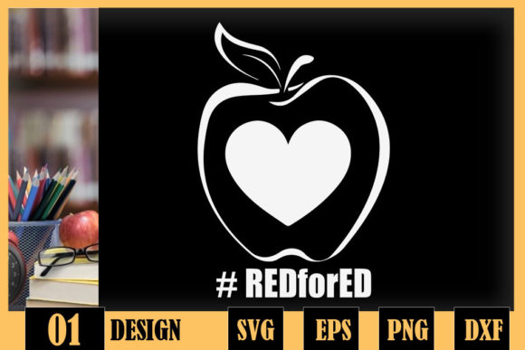 Red for Ed Teacher Back to School Graphics & Crafts Review