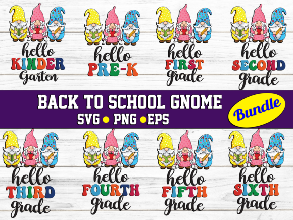 Teacher Gnome Back to School Bundle